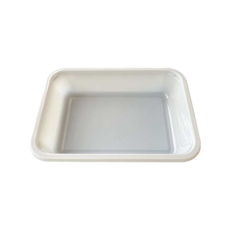 Model 004 - 21 oz Rectangle Black CPET Tray