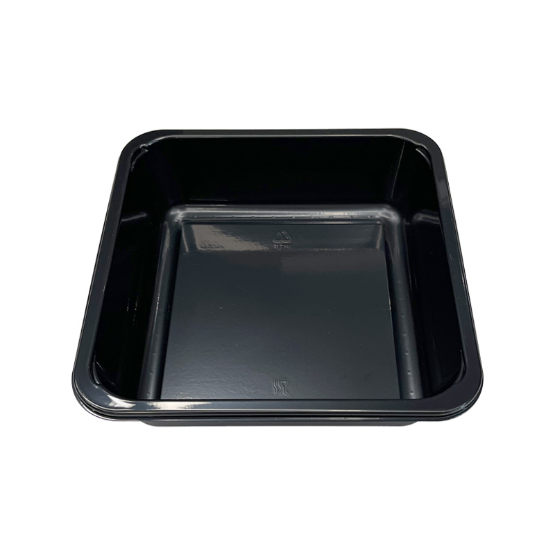 Model 029 - 40 oz Square White CPET Tray 