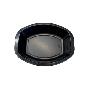 Model HS29 - 20 oz Oval Black CPET Tray