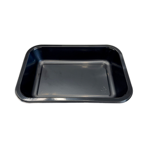 Model 031 - 17 oz Rectangle Black CPET Tray 