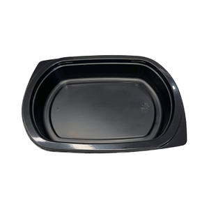 Model HS28 - 15 oz Rectangle Black CPET Tray