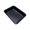 Model HS32 - 37 oz Rectangle Black CPET Tray