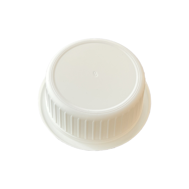 Model 028 - 6 oz Round White CPET Tray