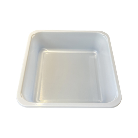 Model 029 - 40 oz Square White CPET Tray 