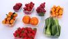 HSQY 4.25*4.17*1.61 Inches Disposable Rectangle Clear Clamshell Produce Berry Container