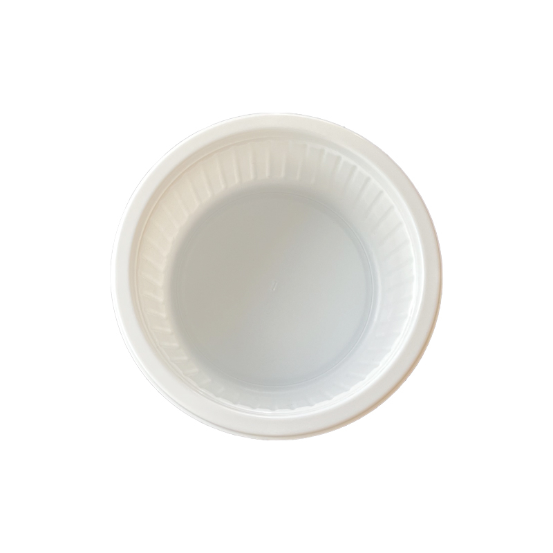 Model 028 - 6 oz Round White CPET Tray