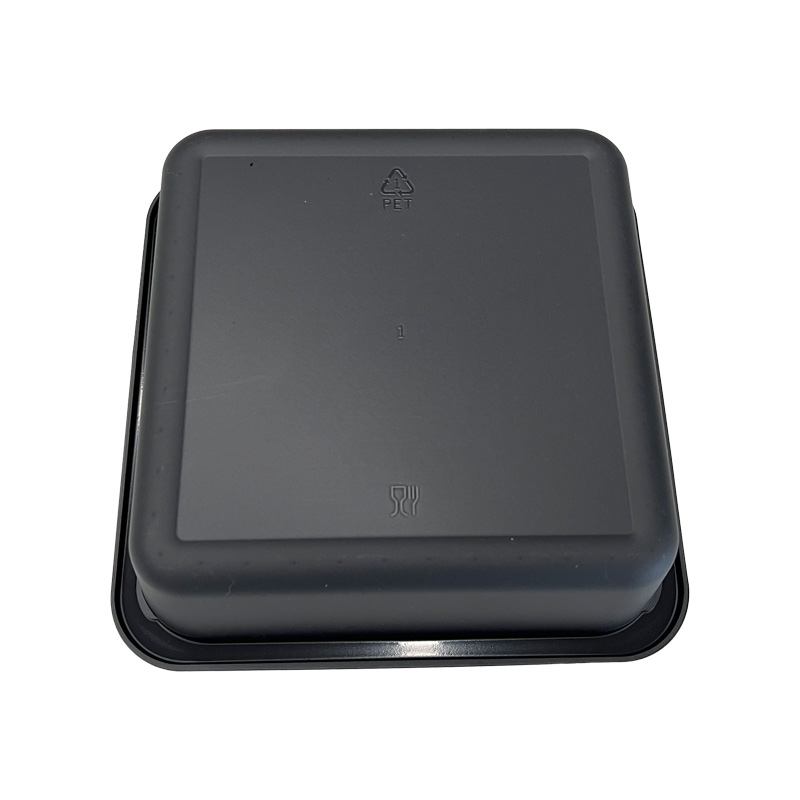 Model 029 - 40 oz Square White CPET Tray 