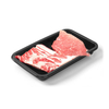 HSQY Black Disposable PP Meat Packing Trays