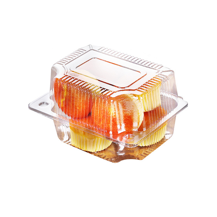 HSQY XXXXXXXXXXXXXXXInch Disposable Plastic Hinged Clear Bakery Container