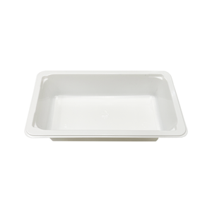 Modelo 001 - 10 oz Rectangle White Airline CPET Tray