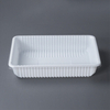 HSQY 12X7.6X2.5 In Rectangle White Plastic PP High Barrier Tray