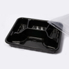 HSQY 4 Compartment Disposable Clear PP Plastic Takeout Lunch Box Container With Lids