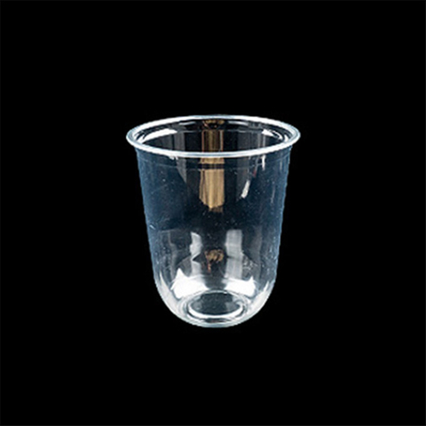 HSQY ⌀98 mm U-Shape Clear PET Plastic Cups