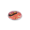 HSQY 10 x 1.18 Inch Round Sushi Party Tray Container with Lid