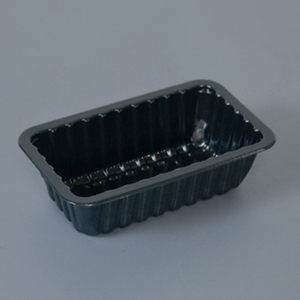 HSQY 8.7X5.1X2.4 In Rectangle Black Plastic PP High Barrier Tray