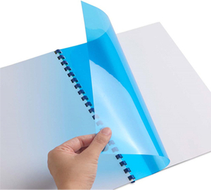 HSQY 0.15mm 200 Microns Pvc Book Cover na May Libreng Color Pages