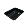 Model YT02 - 14 oz Rectangle Black CPET Tray