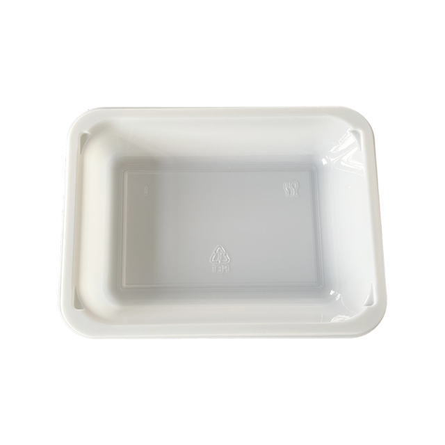 Model 019 - 26 oz Rectangle Black CPET Tray