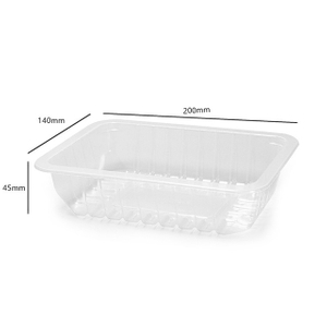 HSQY 7.87X5.51X1.77 In Rectangle Clear Plastic PP High Barrier Tray