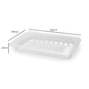 HSQY 7.87X5.51X0.984 In Rectangle Clear Plastic PP High Barrier Tray