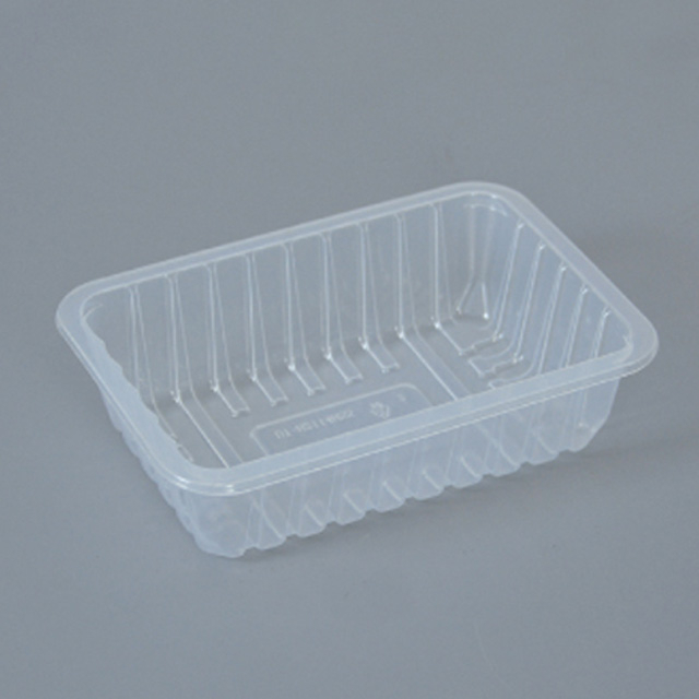 HSQY 8.3X5.7X2.2 In Rectangle Clear Plastic PP High Barrier Tray