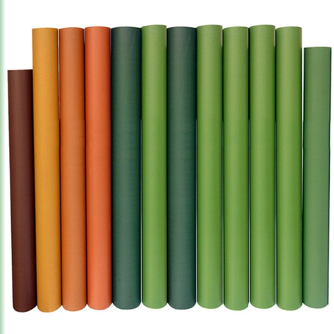 Thin Gauge Plastic Film Nature - Green PVC lawn edging h25cm X 9m