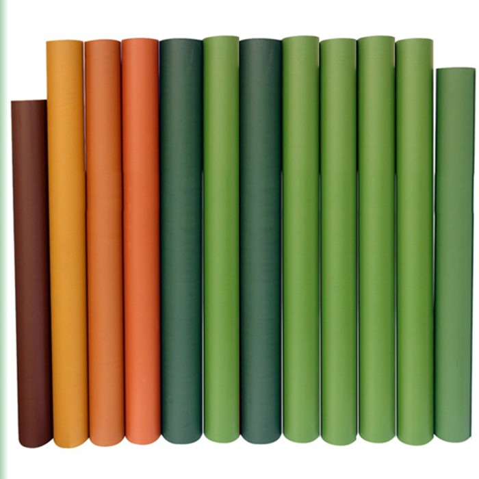 Thin Gauge Plastic Film Nature - Green PVC lawn edging h25cm X 9m