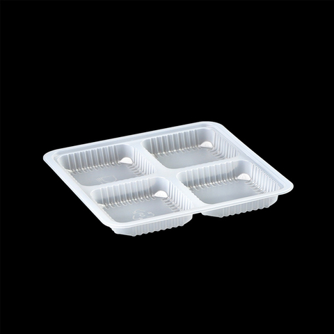 HSQY 5 X 5 X 0.8 Inch Plastic Food Blister Insert Tray