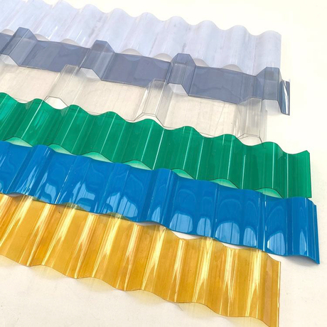 HSQY Waterproof Roofing Sheet Corrugated Polycarbonate Sheet