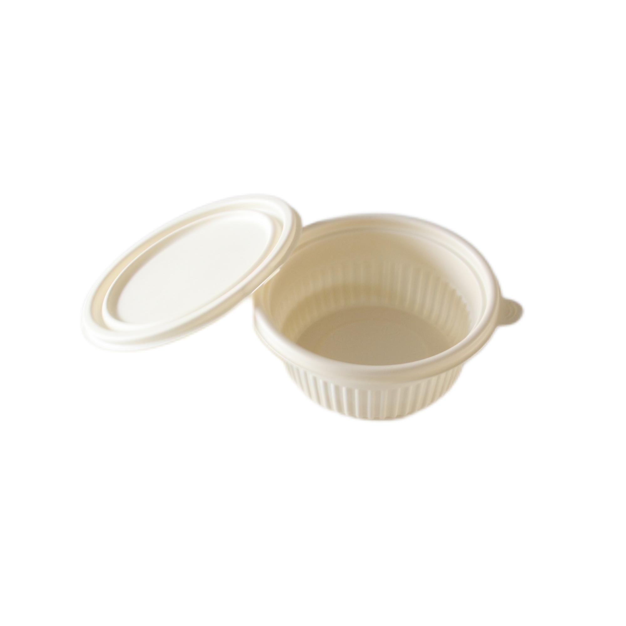 PLA Beige Disposable Food Trays