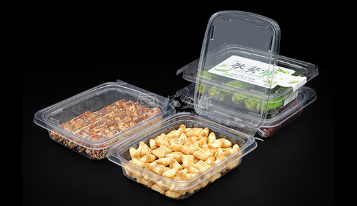 HSQY 5.12*5.12 Inches Disposable Plastic Clear Bakery Container