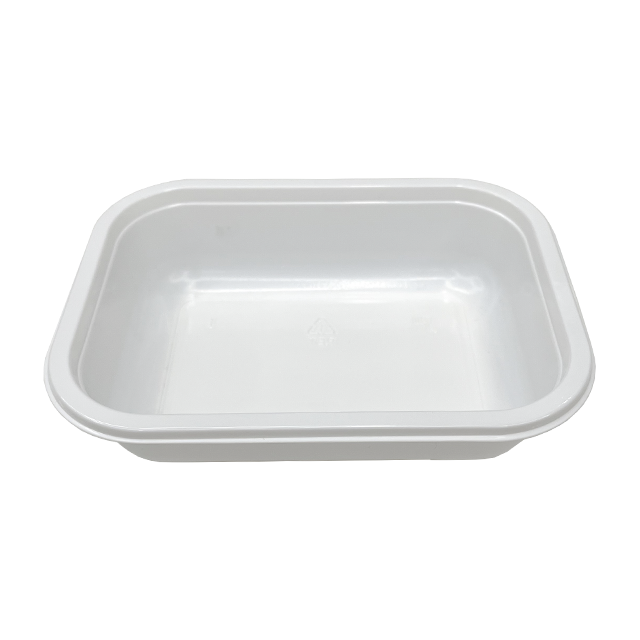 Model 011 - 15 oz Rectangle Black CPET Tray