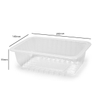 HSQY 7.87X5.51X2.17 In Rectangle Clear Plastic PP High Barrier Tray