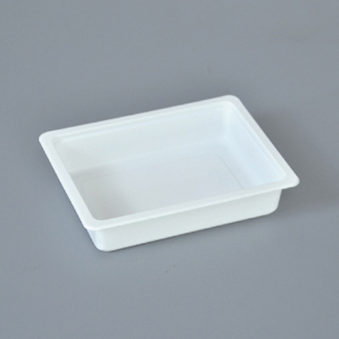 HSQY 7.5X5.6X1.6 In Rectangle White Plastic PP High Barrier Tray