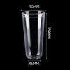 HSQY 13oz 17oz 24oz 90mm Diameter U-Shape Clear Plastic PP Injection Cups