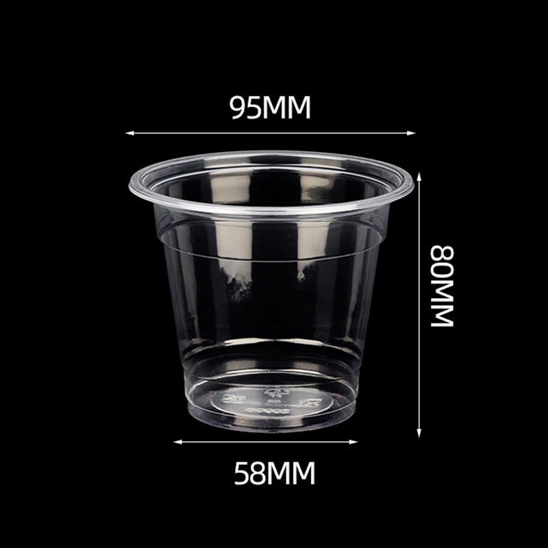 HSQY 7oz 12oz 16oz 17oz 21oz 24oz 95mm Diameter Clear Plastic PP Injection Cups