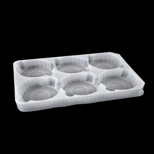 HSQY 12.9 X 8.7 X 1.6 Inch Plastic Food Blister Insert Tray