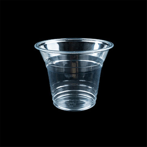 HSQY ⌀90 mm Clear Squat PET Plastic Cups