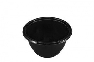 White/ Black Recyclable Microwave Baking Safe Cpet Food Container