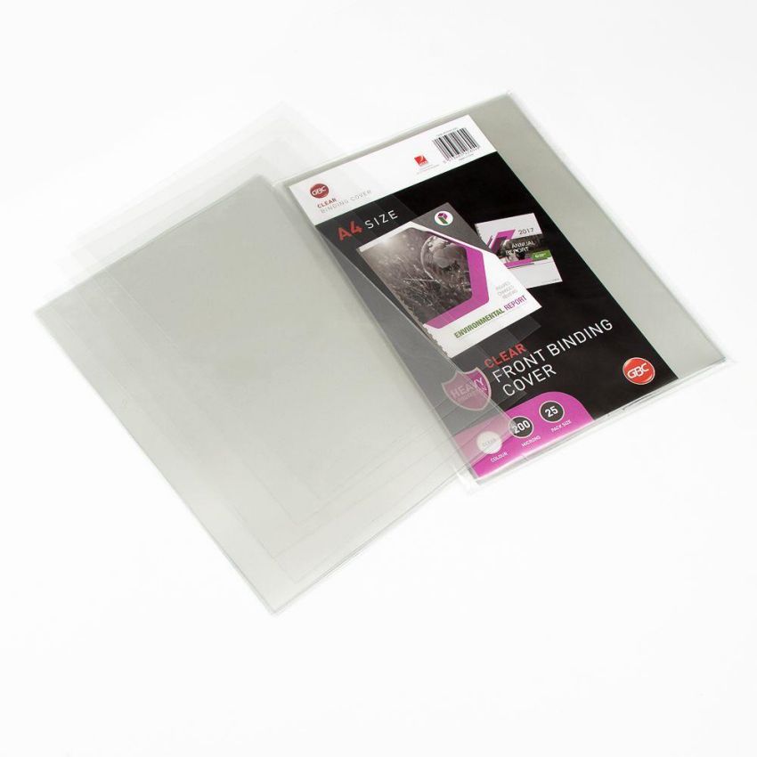 Clear Color A3 A4 A5 Size Clear Matte Plastic Book Cover