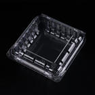 HSQY 4.25*4.17*1.61 Inches Disposable Rectangle Clear Clamshell Produce Berry Container