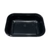 Model 011 - 15 oz Rectangle Black CPET Tray