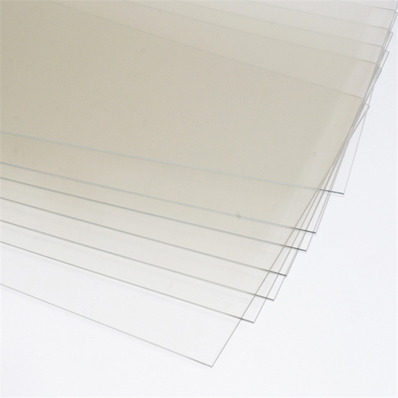 HSQY 0.5mm Clear Thin PETG Plastic Sheet 7 Sizes to Choose 