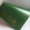 Matte Green Color Rigid Plastic PVC Film for Making Christmas Tree