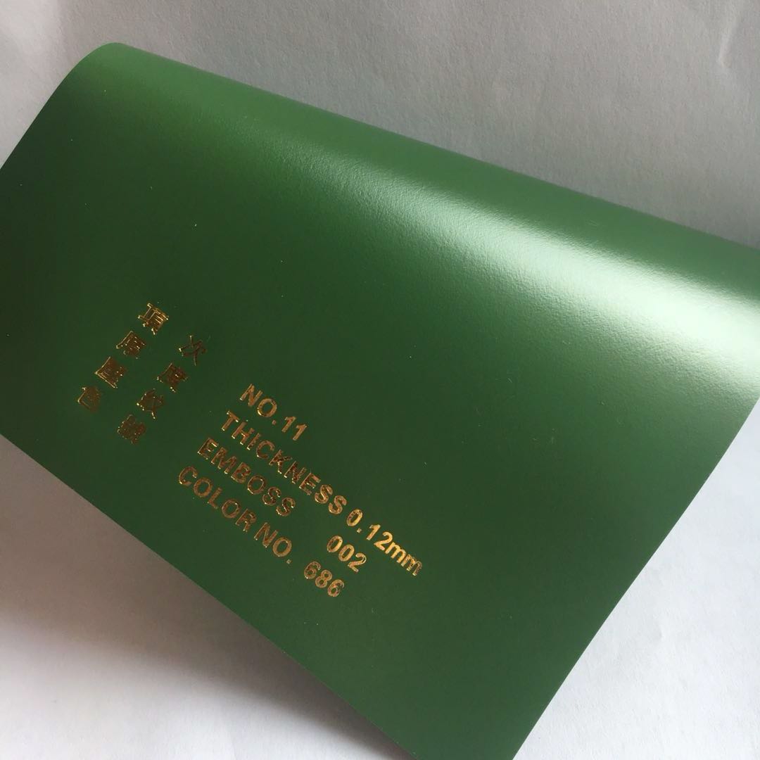 Matte Green Color Rigid Plastic PVC Film for Making Christmas Tree