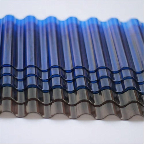 HSQY High Impact Resistant Polycarbonate Corrugated Sheet