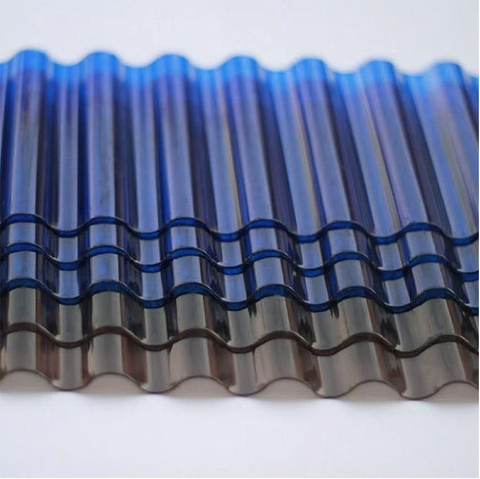 HSQY High Impact Resistant Polycarbonate Corrugated Sheet