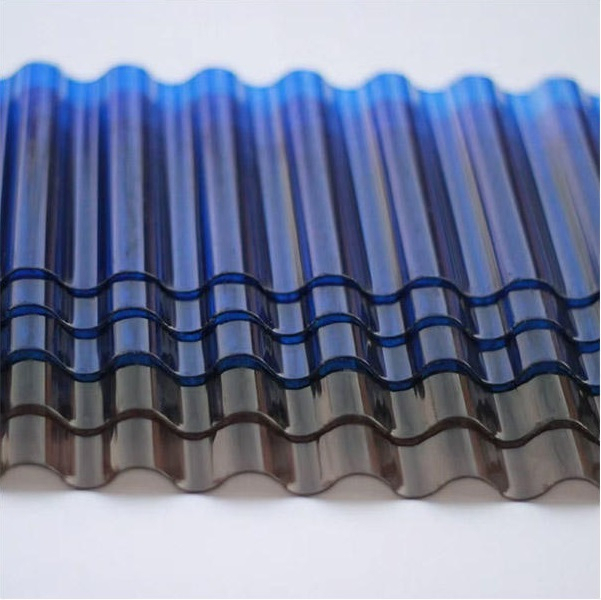 HSQY High Impact Resistant Polycarbonate Corrugated Sheet