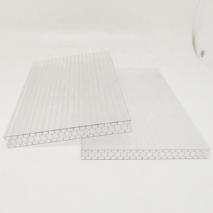 HSQY Multiwall Roof Panels Honeycomb Polycarbonate Plastic Sheet