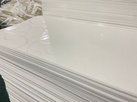 HSQY 0.3MM 500mm Width White Polypropylene PP Plastic Sheet